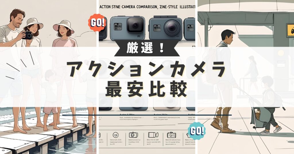 アクションカメラ レンタル 最安比較1