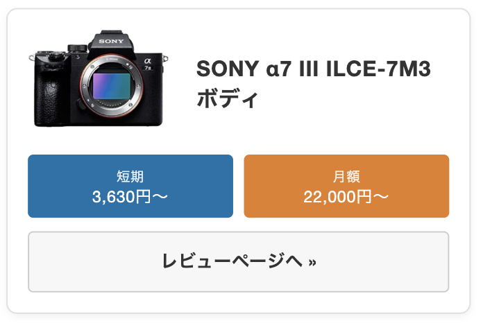 SONY α7 III ILCE-7M3 ボディ