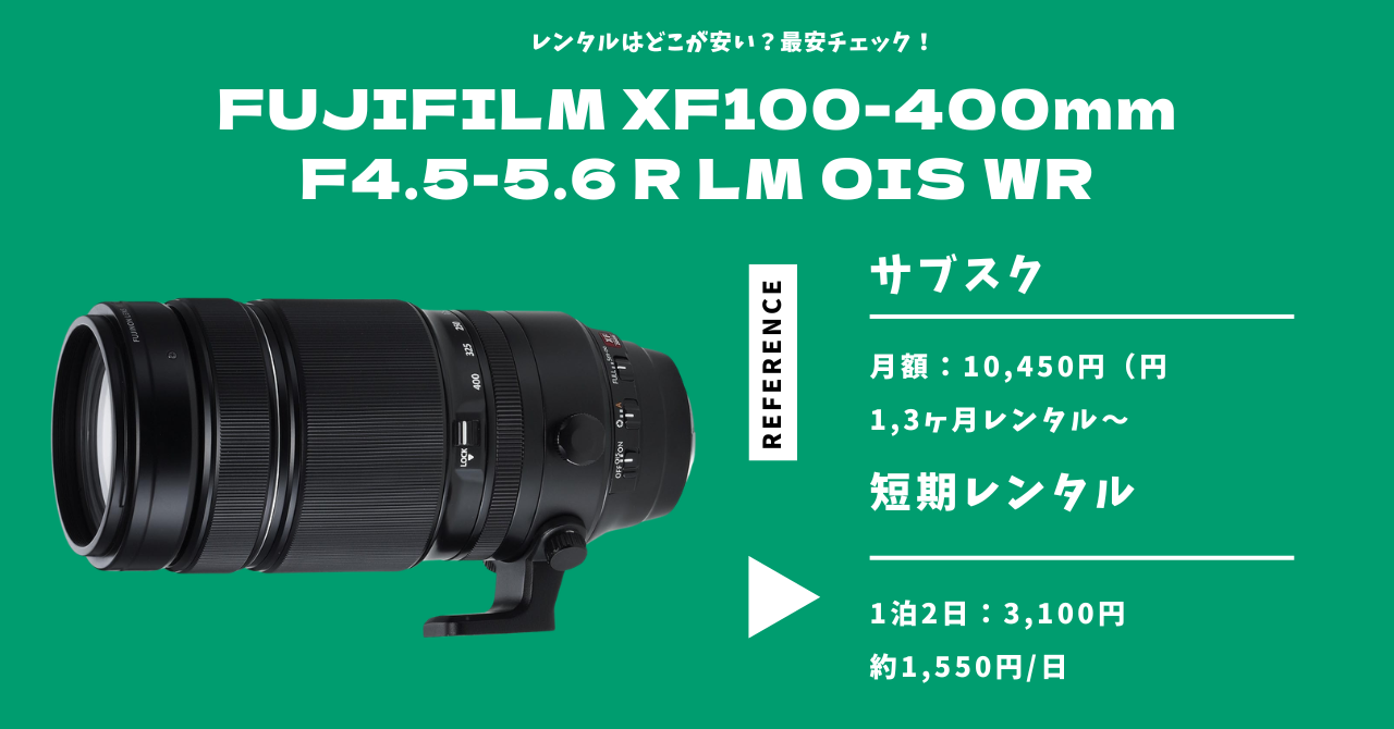 XF100-400mm F4.5-5.6 R LM OIS WR
