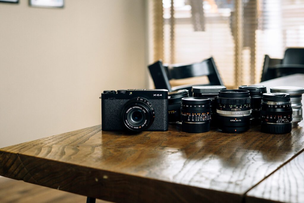 X-E4にオールドレンズをつけて遊ぶ