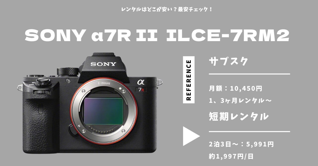SONY α7R II ILCE-7RM2 シャッター10464回 SONY α7R II ILCE-7RM2 シャッター10464回